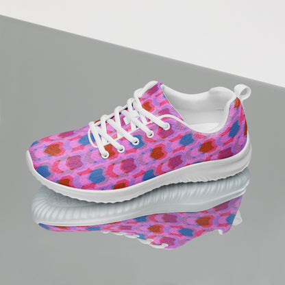 Women’s Athletic Shoes Heart Print