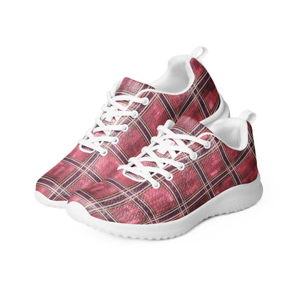 Women’s Athletic Shoes Sakura Pink Plaid