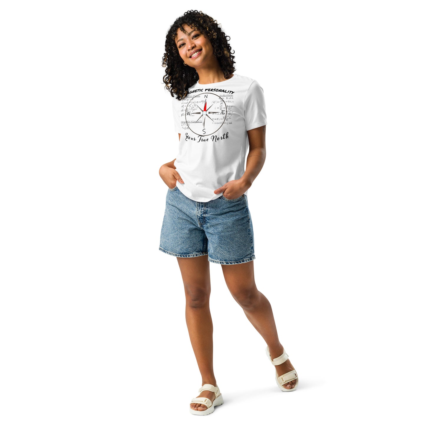 Women's Relaxed T-Shirt Magnetic Personality