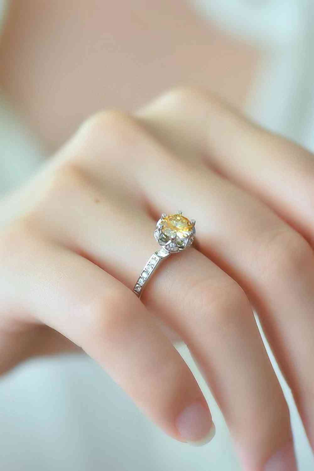 You're My Lover 2 Carat Moissanite Ring