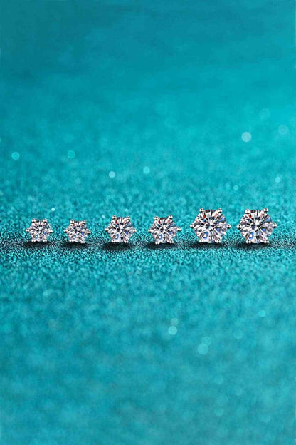 Endless Cheer Moissanite Stud Earrings