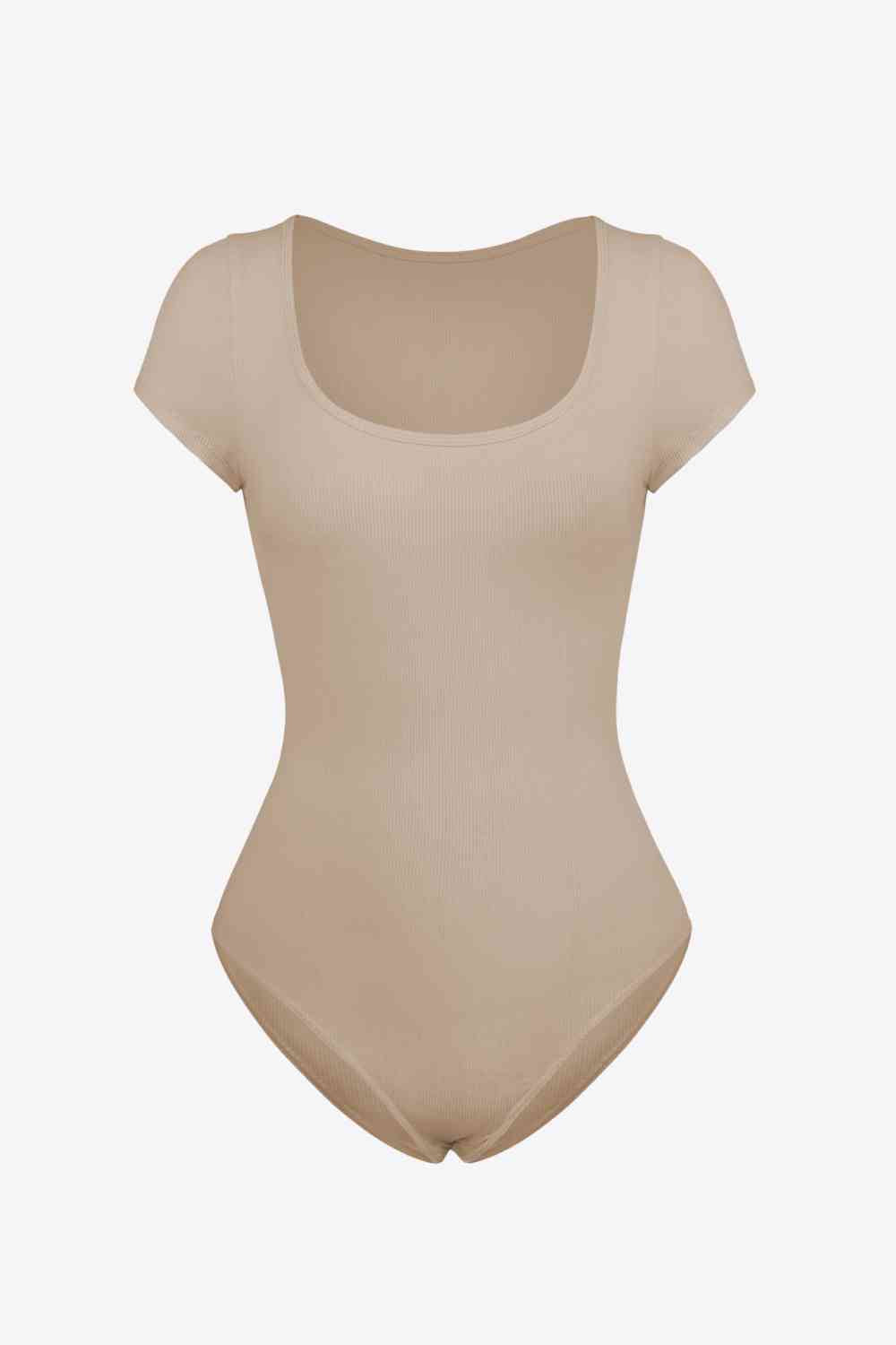 Scoop Neck Short Sleeve Bodysuit