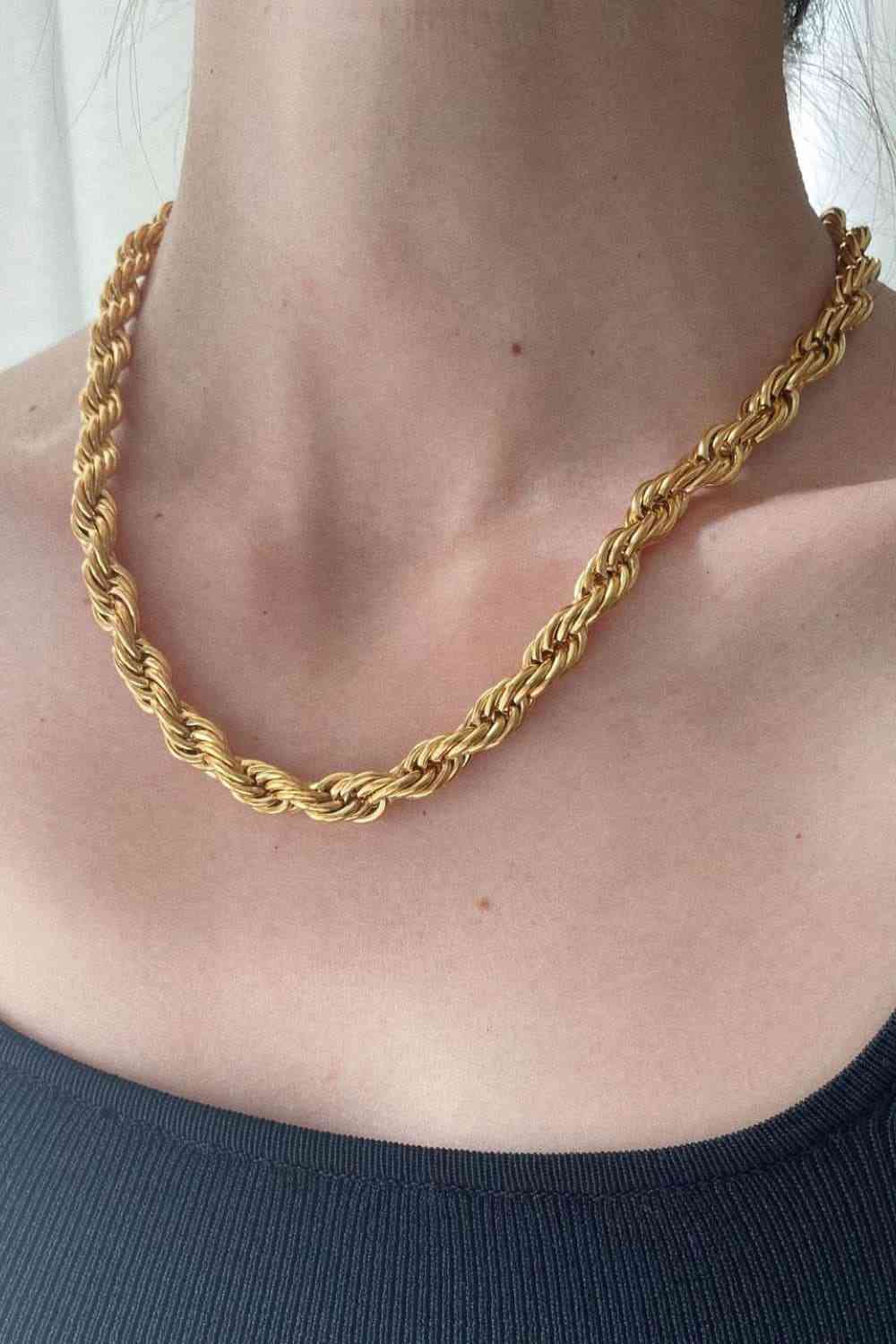 18K Gold-Plated Necklace