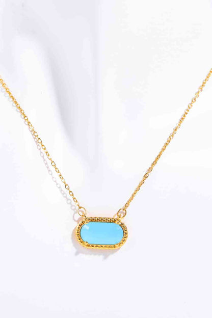 Copper 14K Gold-Plated Pendant Necklace