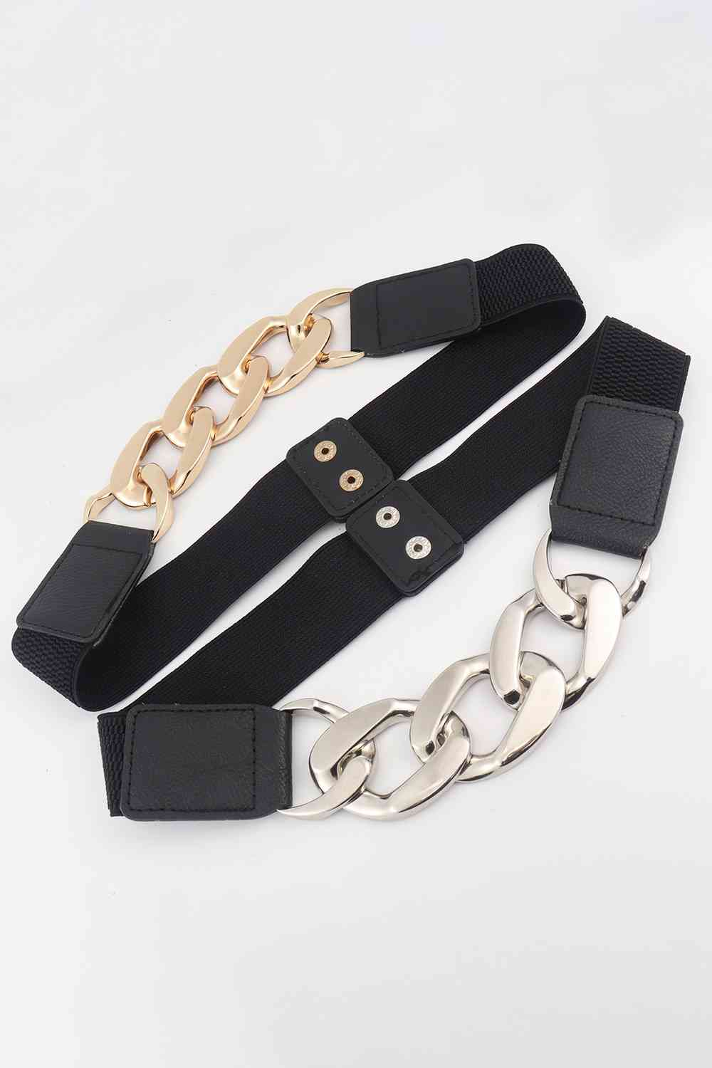 Chain Detail Elastic Belt