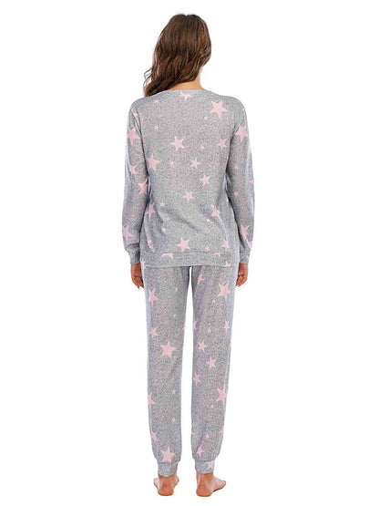 Star Top and Pants Lounge Set